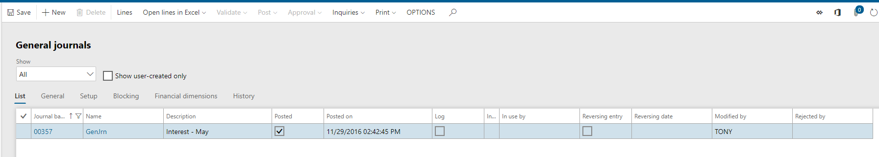 Cannot create a record in Ledger journal table (LedgerJournalTable ...